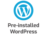 Pre-installed WordPress